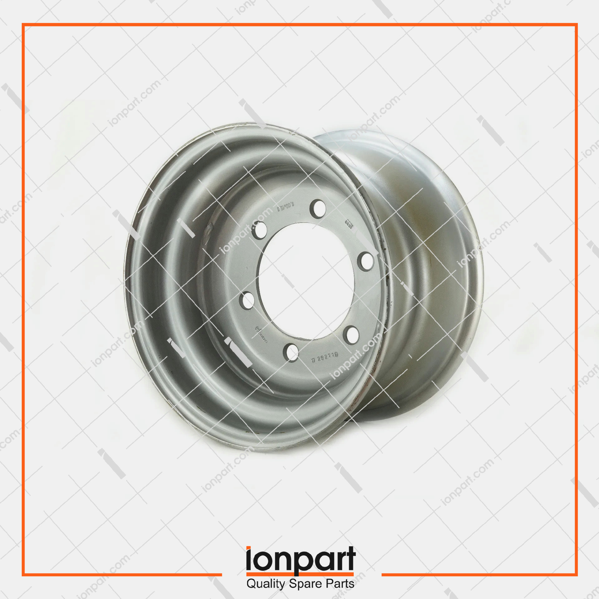 Left Wheel Rim Compatible With Gallignani Hay Baler 88.75.342