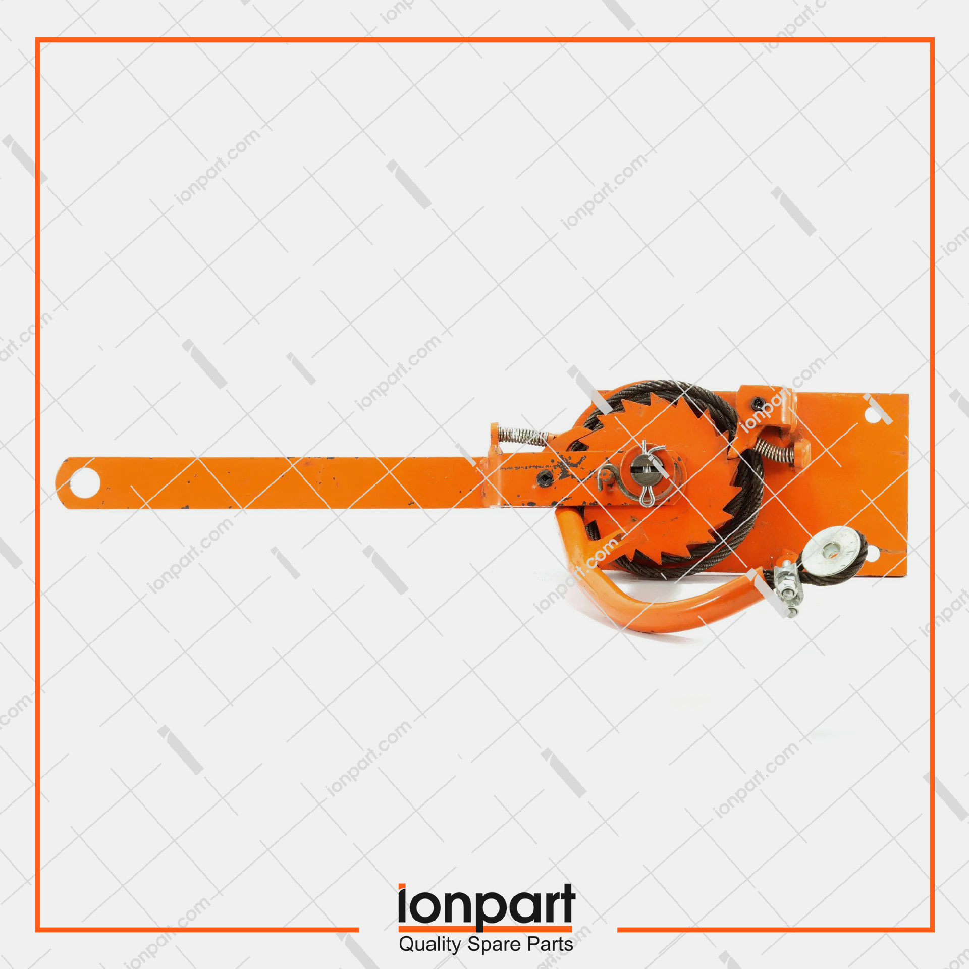 Lifting Jack Complete Compatible With Gallignani Hay Baler 06.44.154 - 06.44.156