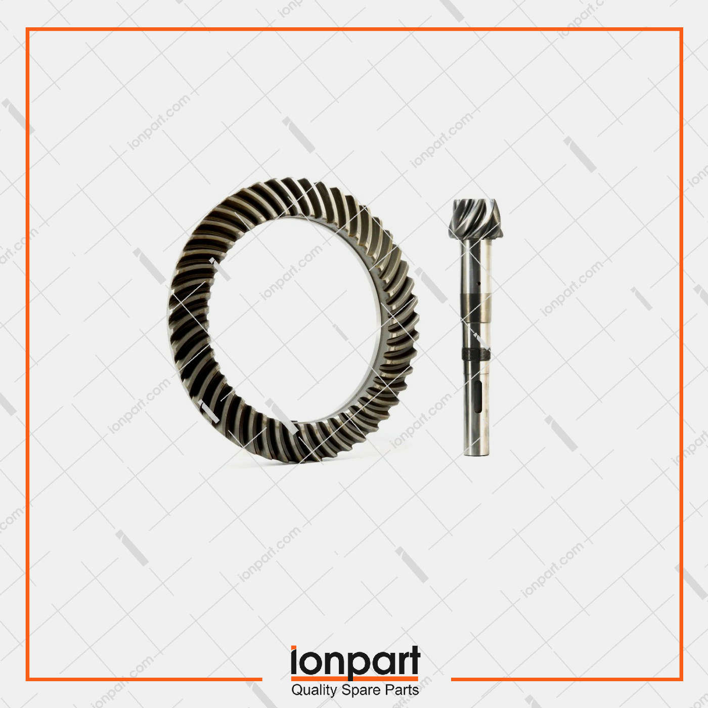 Reduction Gear  Pinion-Crown  (7 x 47) Compatible With Gallignani Hay Baler 06.04.003