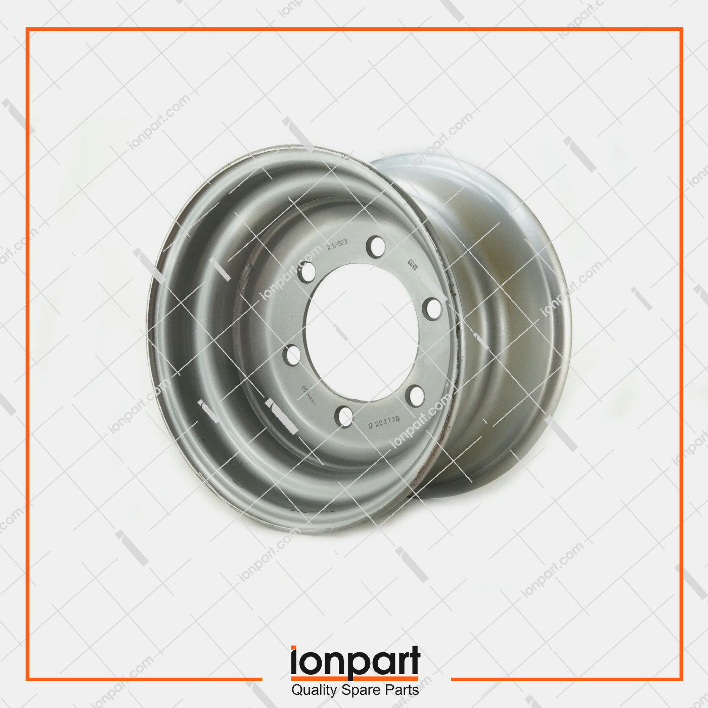 Left Wheel Rim Compatible With Gallignani Hay Baler 88.75.342