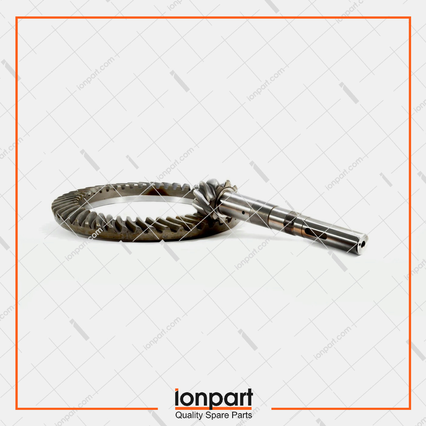 Reduction Gear  Pinion-Crown  (8 x 47) Compatible With Gallignani Hay Baler 16.04.003