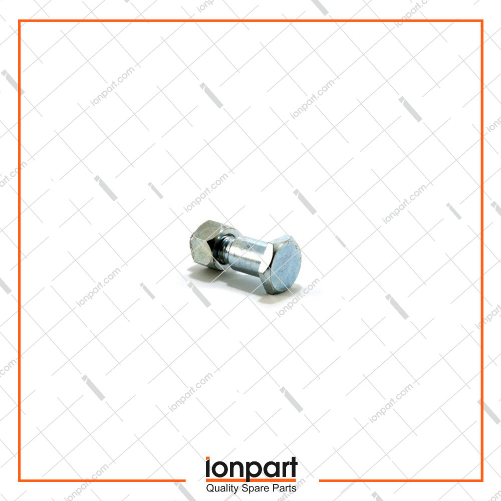 Pick-Up Pin and Nut Compatible With Gallignani Hay Baler 19.05.222 + 88.51.161