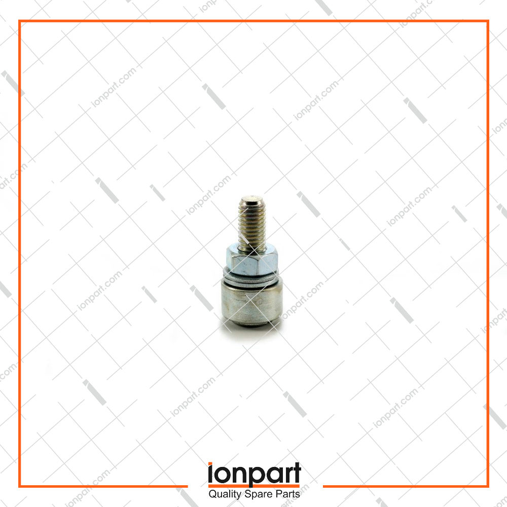 Knotter Right Support Roller, Bushing and Screw Compatible With Gallignani Hay Baler 05.16.030 + 88.50.531 + 88.80.101