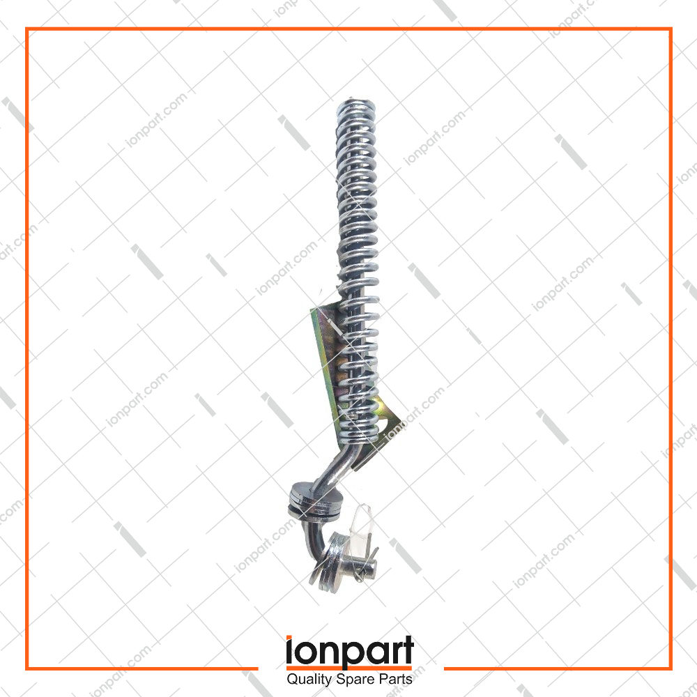 Rear Protection Rod, Spring and Bracket Compatible With Gallignani Hay Baler 24.17.092 + 88.76.113 + 06.17.080