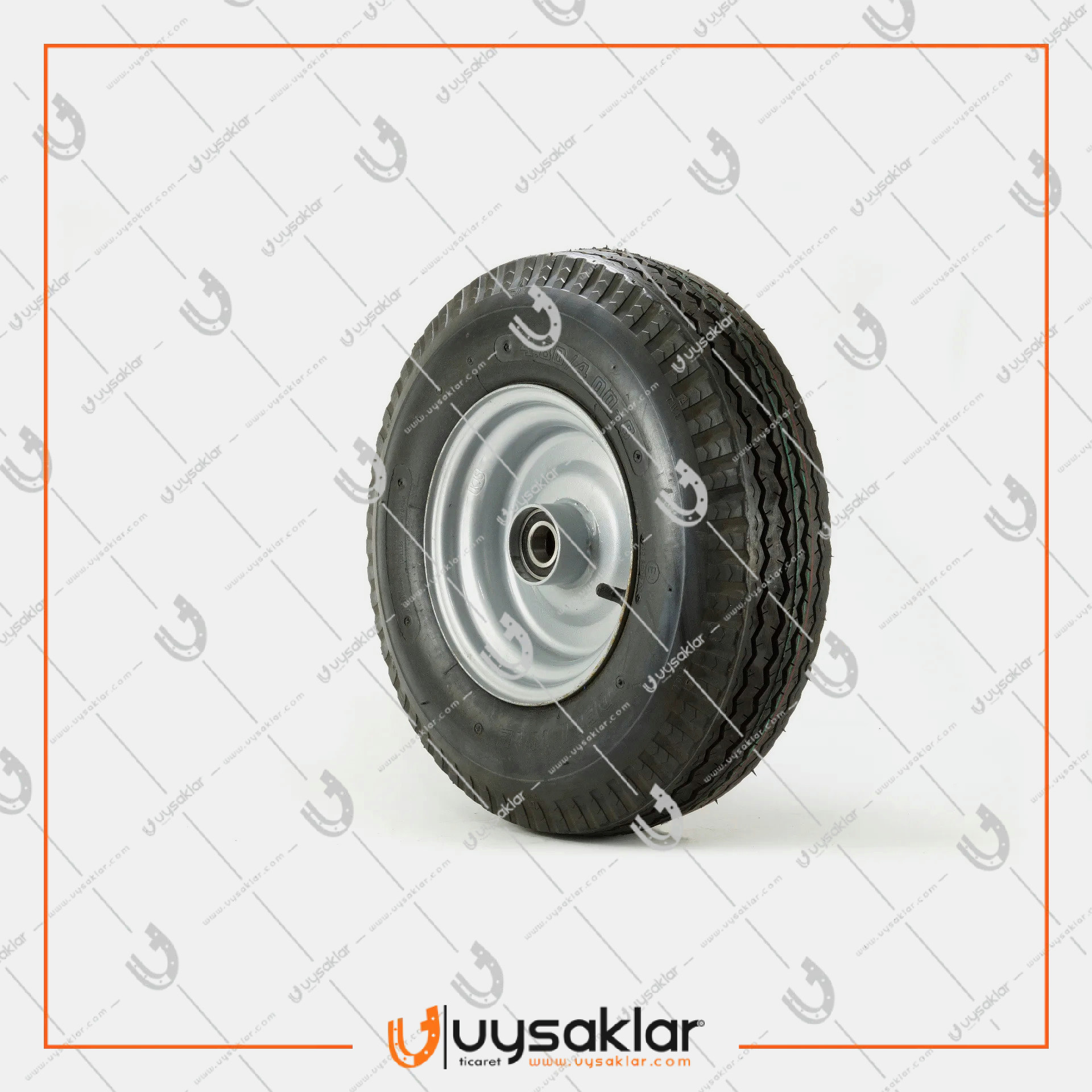 CCR Balya Makinası Cin Teker Lastik + Jant (4.00-8)