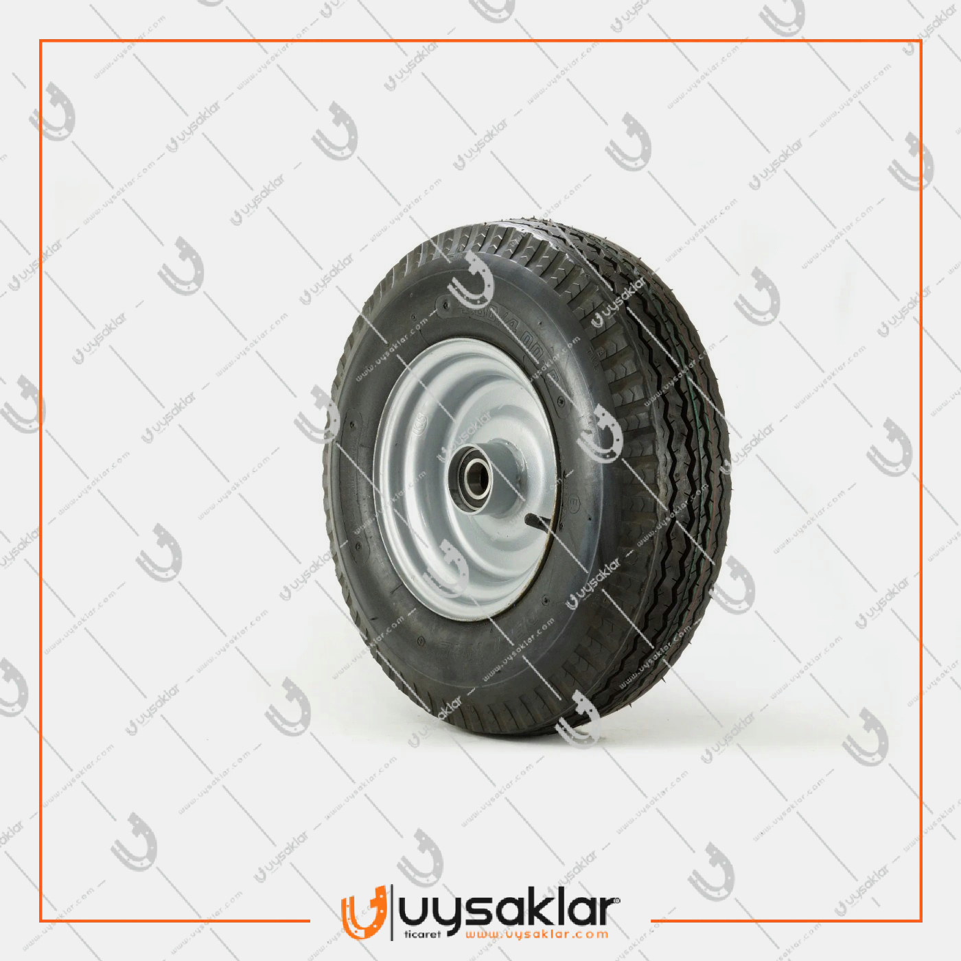 CCR Balya Makinası Cin Teker Lastik + Jant (4.00-8)