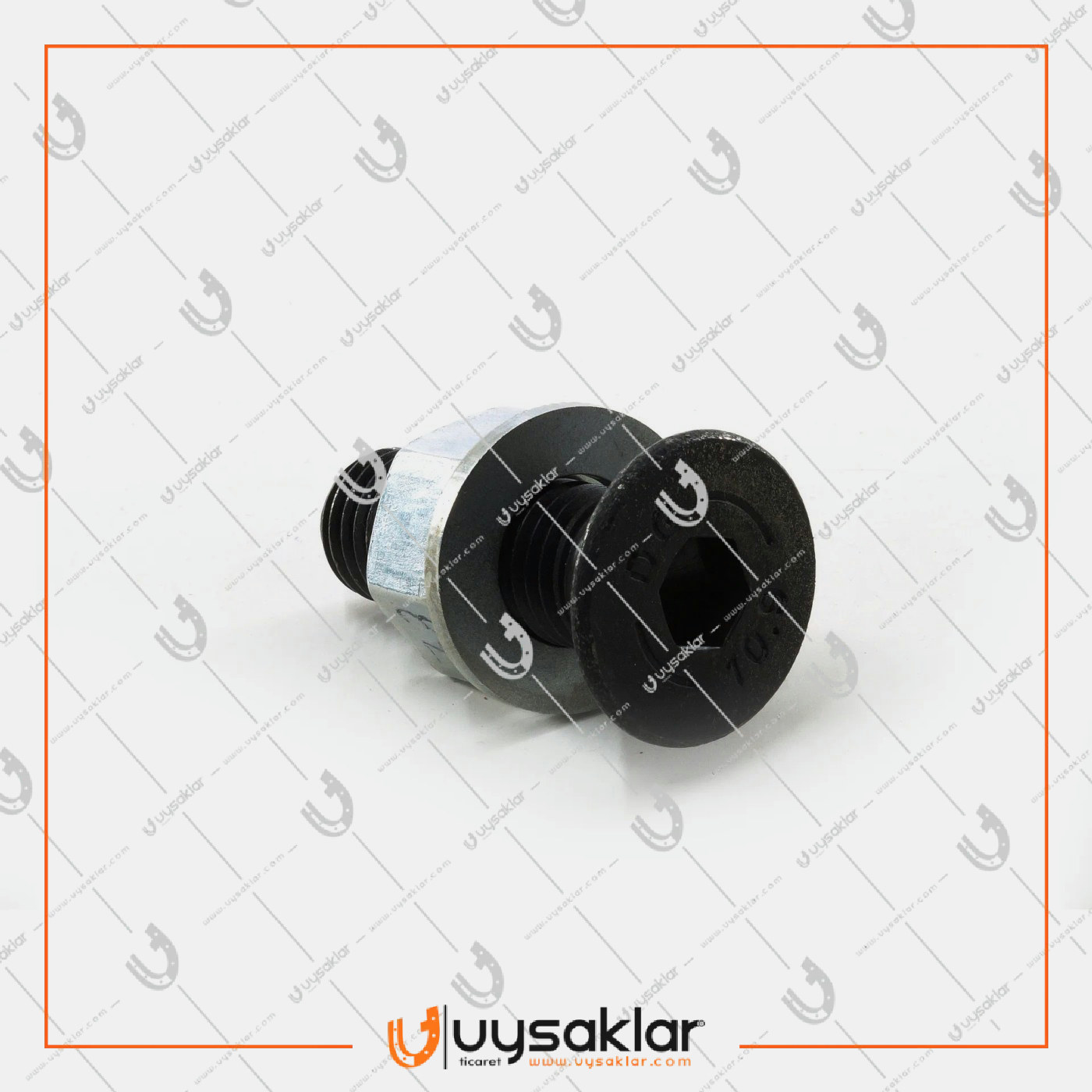 Balya Makinası Piston Bıçak Civatası (5190 - Uzun,Somunlu)