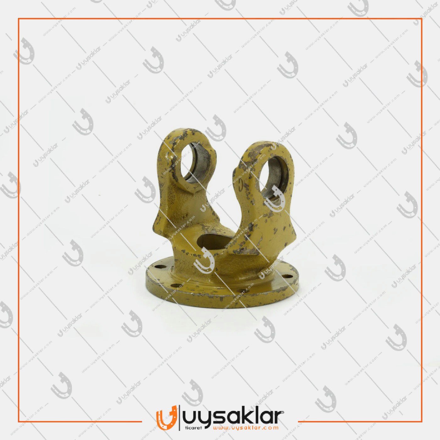 Balya Makinası Haşbay Şaftı Flanşlı Çatal