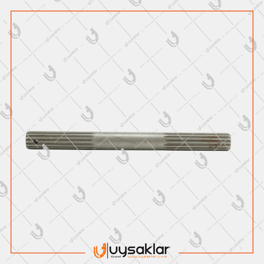 Balya Makinası Yaba Şaft İki Ucu Frezeli Mil (14 Kanallı)